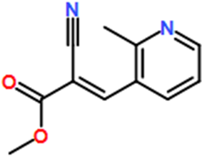 (E)-Methyl 2-cyano-3-(2-methylpyridin-3-yl)acrylate